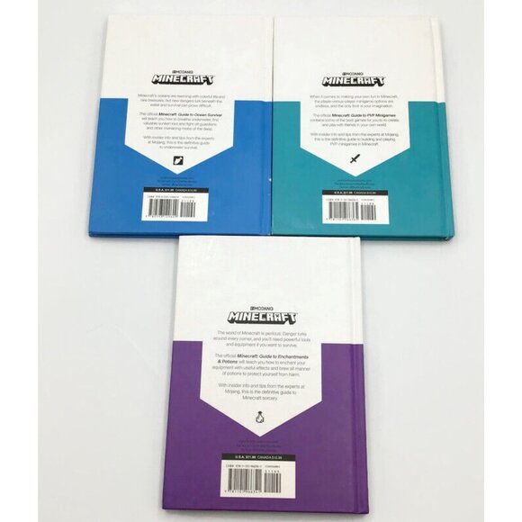 Minecraft Gaming Books Lot 10 Guides & Handbooks Mojang Builds Hardcover - Picture 4 of 10